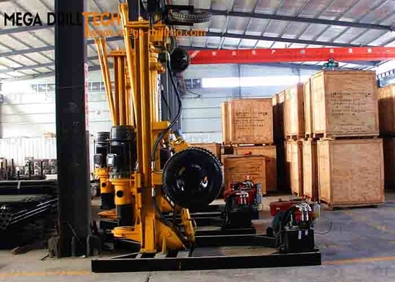 MDT-200D Self Propelled Portable Air DTH Rock Drill 200m for Water Well Drilling