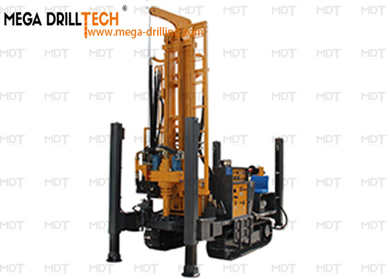 Homemade Water Well Hydraulic Crawler Drilling Rig With Diesel Engine