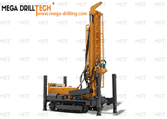 Homemade Hydraulic Crawler Water Well Drilling Rig Multifunctional