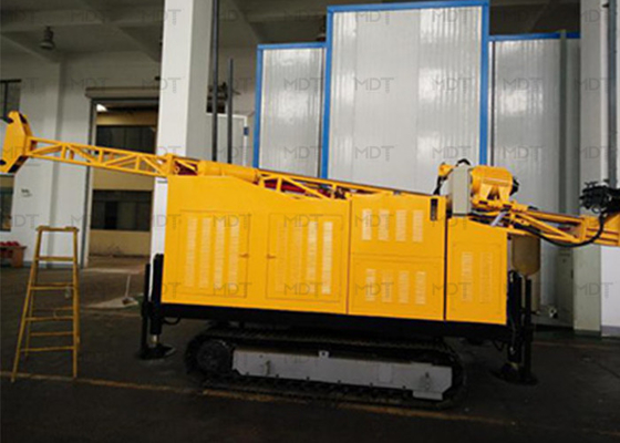 74kw Multifunction Portable Well Drilling Machine Wheel Type