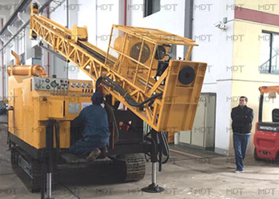 140kw Wheel Type Hydraulic Core Drilling Machine For Mining High Rotary Speed