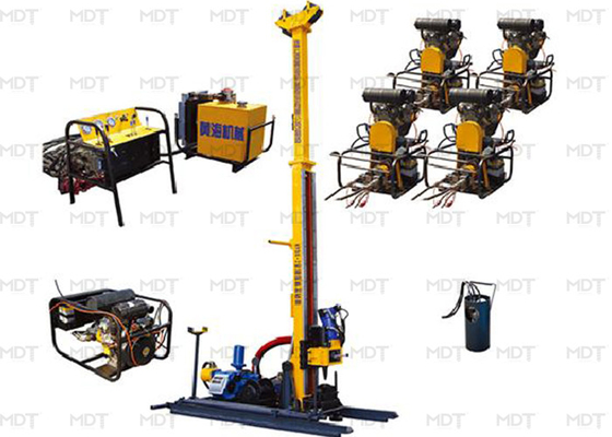 2400rpm Full Hydraulic Soil Boring Machine Portable High Speed