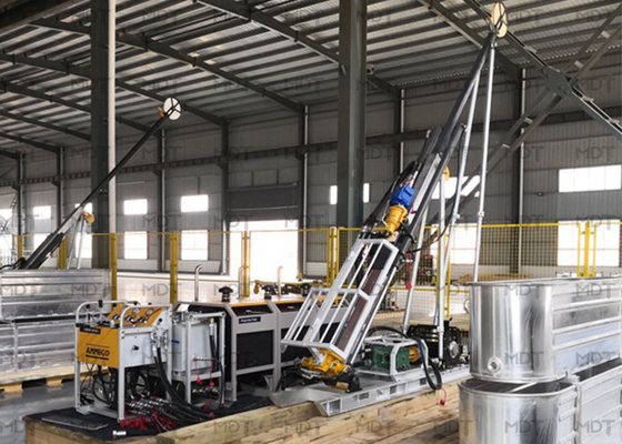 MEGA 800m Depth Portable Borehole Drilling Machine Move Easily