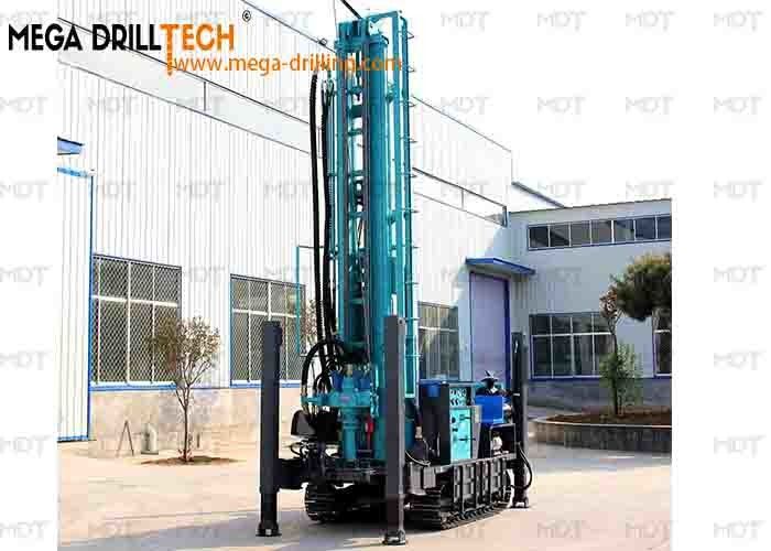 280m Depth Crawler Hydraulic Rotary Drilling Rig For Water Well Crawler ...