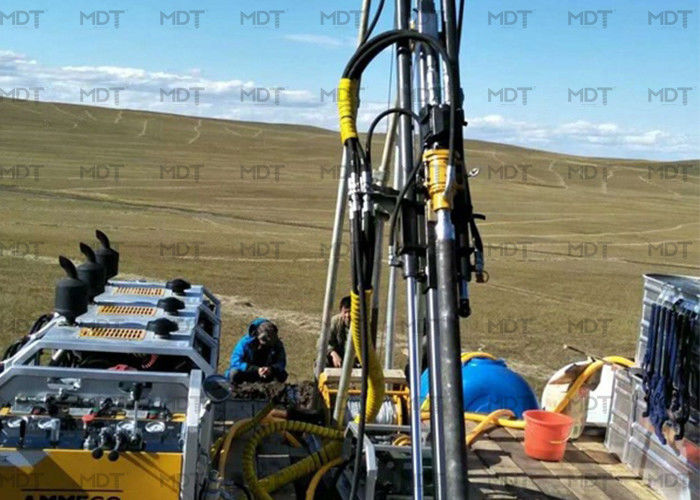 55KN Soil Testing Core Drilling Rig Diamond Drill Rigs Portable