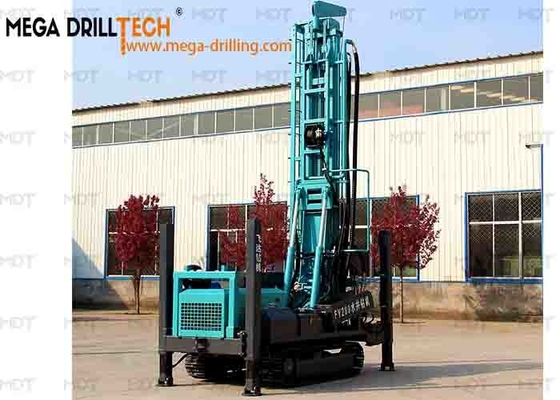280m Depth Crawler Hydraulic Rotary Drilling Rig For Water Well Crawler Drilling Rig