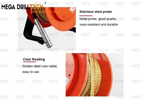 10m-200m Water Level Indicator Well Depth Measurement For Drilling