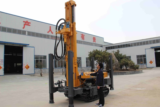Dual Motor Water Well Drilling Rig 100-200 Meters Deep Water Drilling Machine For Sale