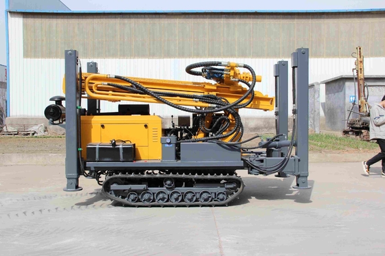 Dual Motor Water Well Drilling Rig 100-200 Meters Deep Water Drilling Machine For Sale