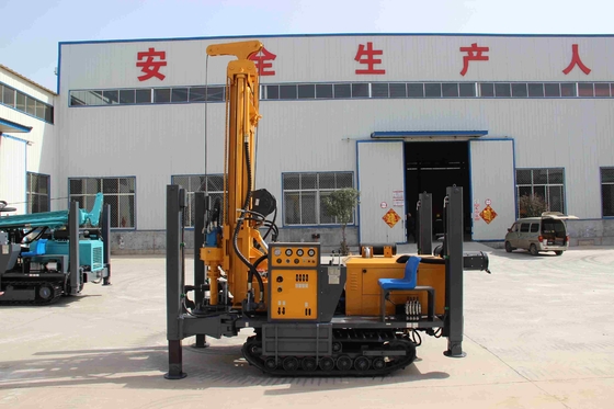 Backyard Water Well Drilling Rig With Crawler Driving Gear