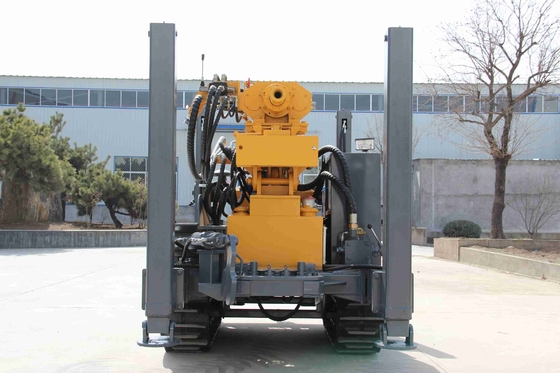 Backyard Water Well Drilling Rig With Crawler Driving Gear
