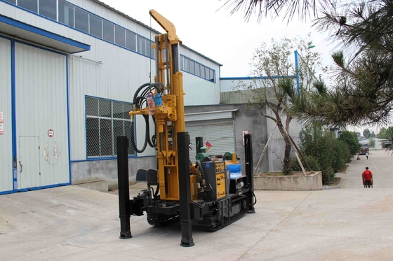 Integrated Casting Gearbox Commercial Water Well Drilling Rig With Yuchai Engine