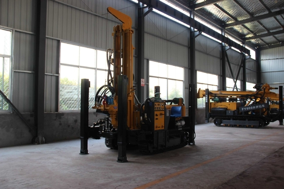 Integrated Casting Gearbox Commercial Water Well Drilling Rig With Yuchai Engine