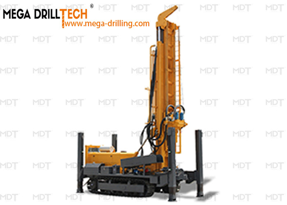 Dual Motors Hydraulic Well Drilling Rigs Large Torque