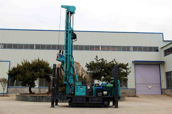 Hydraulic Oil Pump Water Well Drilling Rig With Yuchai 75KW Engine