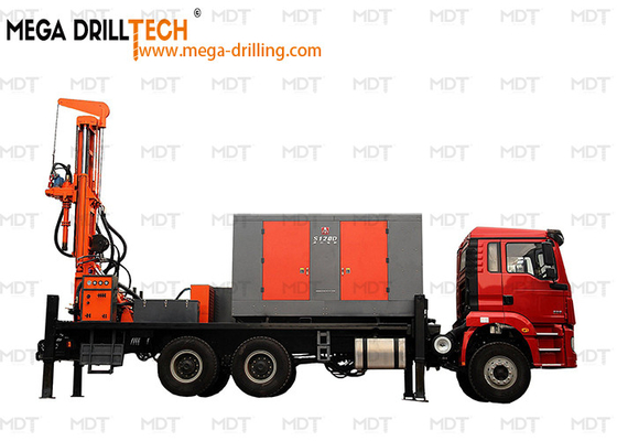 Truck Mounted Water Well Hydraulic Crawler Drilling Rig multifunctional