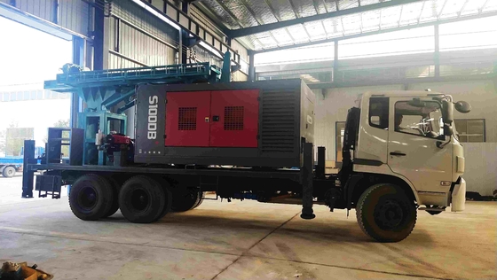 Truck Mounted Water Well Hydraulic Crawler Drilling Rig multifunctional