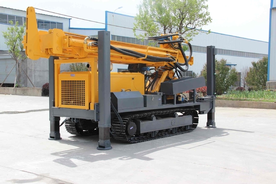 Homemade Hydraulic Crawler Water Well Drilling Rig Multifunctional