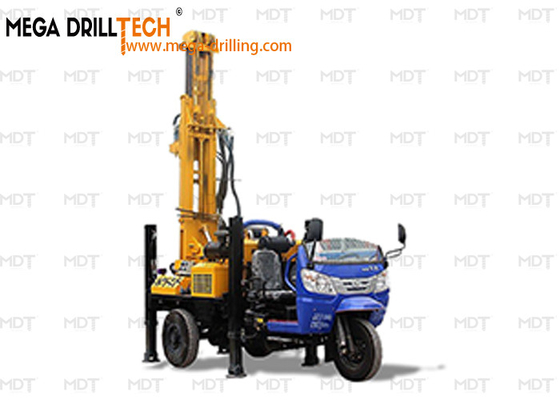 Deep Rock Water Well Crawler Drilling Rig with hydraulic outriggers