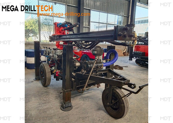 Hydraulic Crawler Water Well Drilling Rig Light weight