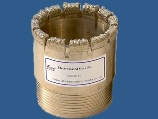 Hard Impregnated Diamond Core Bits Electroplated Diamond Drill Bits