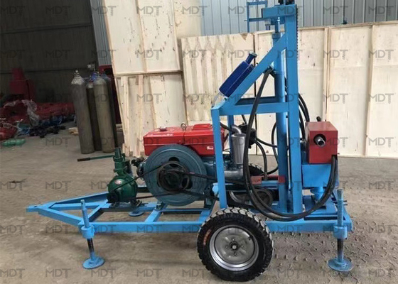 portable water well drilling rig machine compressor for water well drilling hydraulic bore well drilling machine price