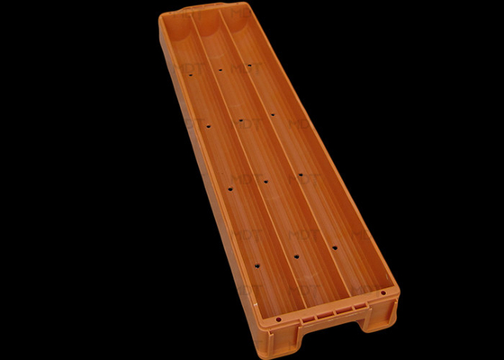 1070mm Long 70mm Slot Plastic Core Box Orange Color Drilling Core