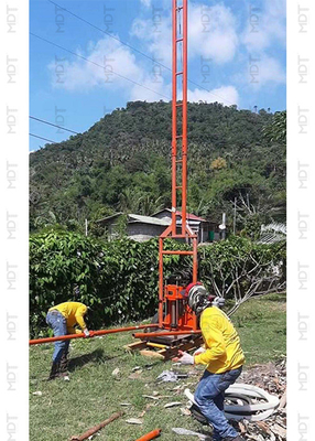 150 meter drilling, geophysic survey drilling machine with SPT and percussion drilling function