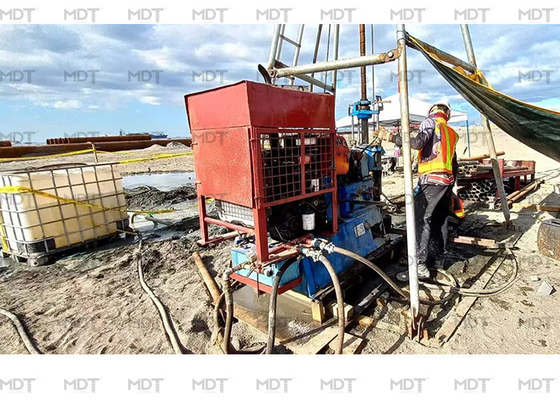 ISO9001 Certified Spindle Drilling Rig 200m Drilling Deep For Construction
