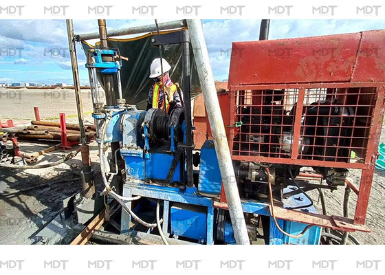 ISO9001 Certified Spindle Drilling Rig 200m Drilling Deep For Construction