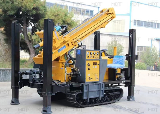 Parallel Transmission Hydraulic Water Bore Drilling Machine 200m Deep