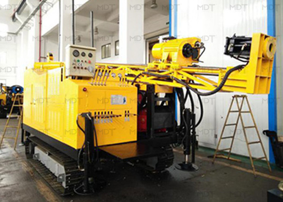 74kw Multifunction Portable Well Drilling Machine Wheel Type