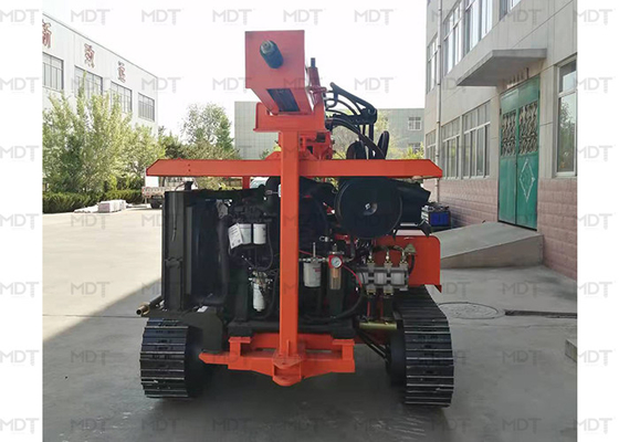 100m Depth Hydraulic Crawler Drilling Rig Mechanical Engineering
