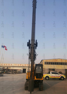 18 Meter DTH Piling Machine , Rotary Piling Machine Convenient Transition