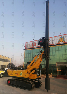 18 Meter DTH Piling Machine , Rotary Piling Machine Convenient Transition