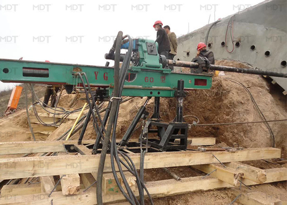 22KW 80m Anchor Drilling Rig Hydraulic Crawler Drill Machine