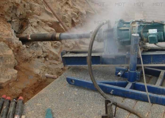 22kw 90 Degree Rotary Piling Machine Slope Protection Portable