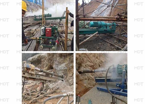 22kw 90 Degree Rotary Piling Machine Slope Protection Portable