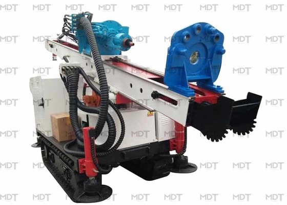 50 Meter 55KN Anchor Drilling Rig Rotary Drilling Machine Blue