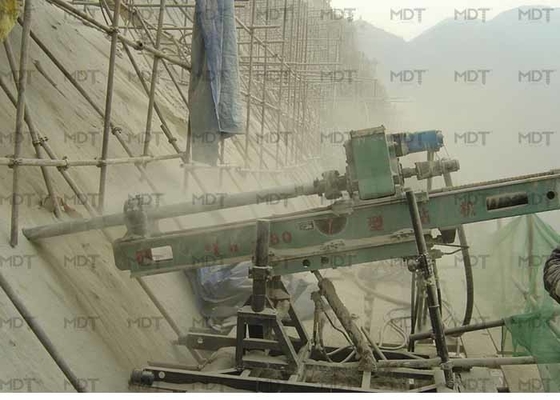 Hydraulic Geotechnical Anchor Bolt Drilling Machine 80m Depth