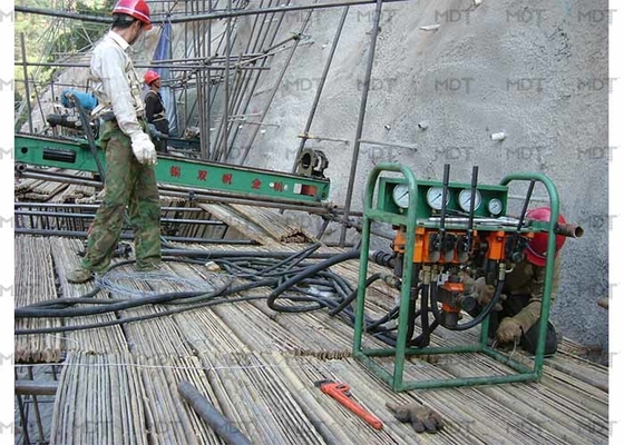 Hydraulic Geotechnical Anchor Bolt Drilling Machine 80m Depth