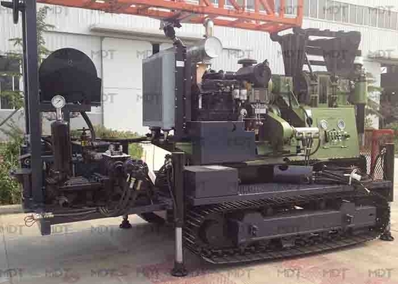 200kN Max Pull Down Force Vertical Drilling Rig 25t Weight 0-100m/Min Hoisting Speed