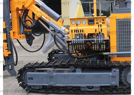 MDT410 Hydraulic Crawler Drilling Rig Depth 25m Hole Dia 90-115mm