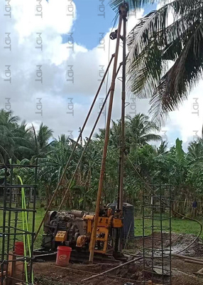 Soil Investigation Spindle Drilling Rig Oil Test Drilling Machine 42KW Engine