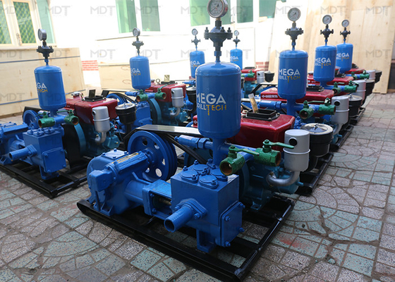 85mm Stoke Single Piston Mud Pump Oil Rig For Soil Investigation