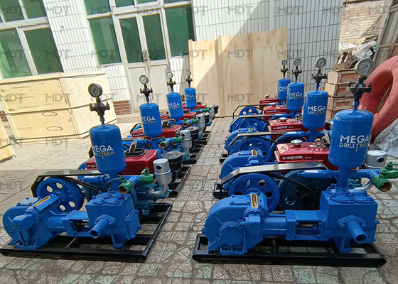 85mm Stoke Single Piston Mud Pump Oil Rig For Soil Investigation