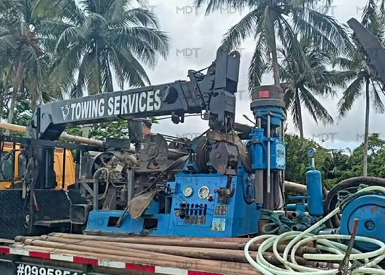 20KW Spindle Drilling Rig 200m Deep 300mm